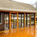 BGW Construction - Screened Porch after Trex Installation