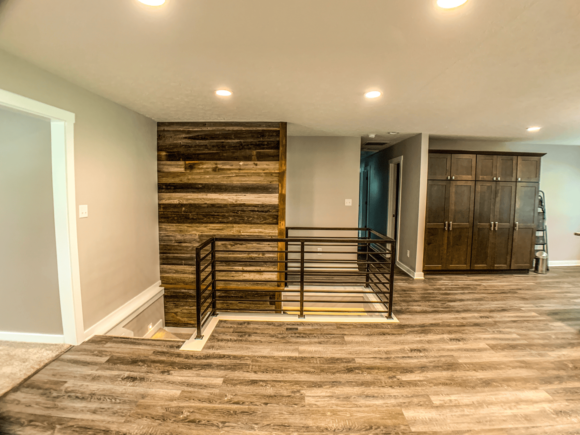 Interior after whole-house remodeling