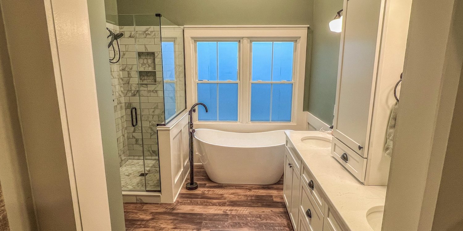 Cunningham Master Bathroom Makeover in Avon, Indiana