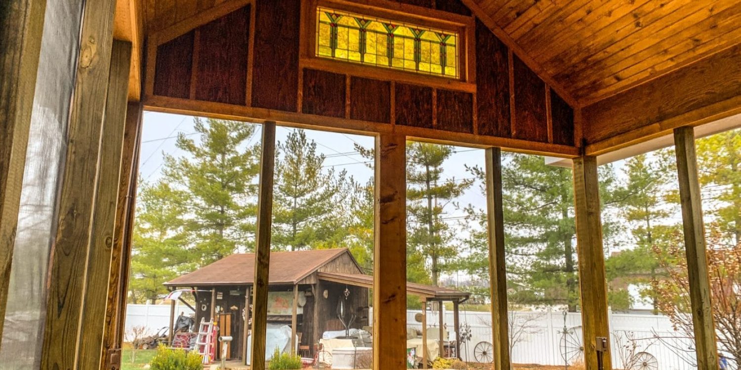 BGW Construction - Screened Porch after Trex Installation